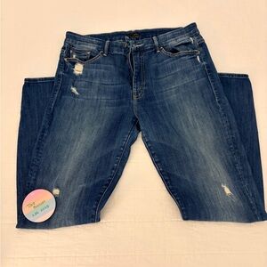 MOTHER Dark Blue Denim Jeans